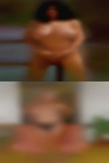 Nude woman jumping