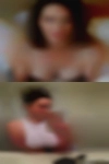 Nude woman jumping